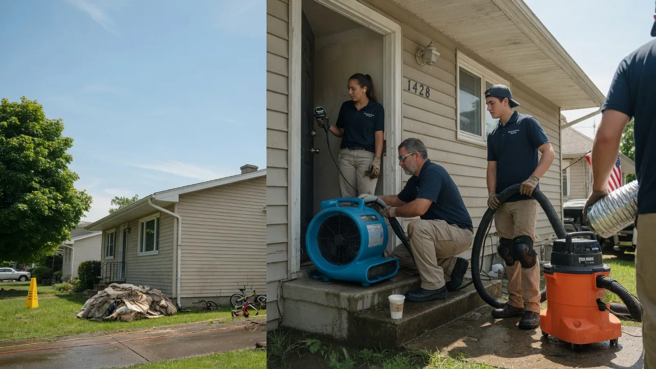 Water Damage Restoration in Halliday, ND near me